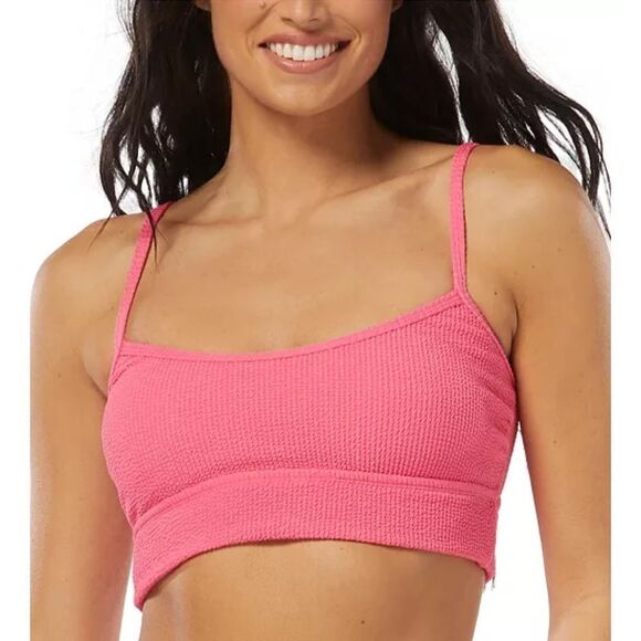 NWT Sundazed Gianna Textured Midline Bikini Top - Picture 1 of 6